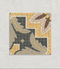 1860 Bath Spa Mosaic Leaf Decor 15cm x 15cm