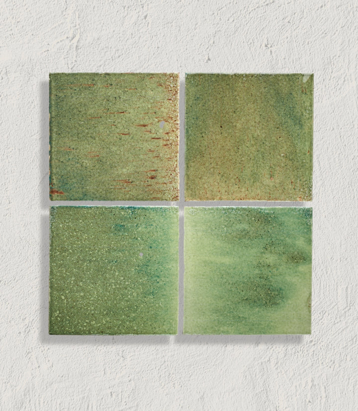 Curated Elan Green Gloss 10 x 10cm