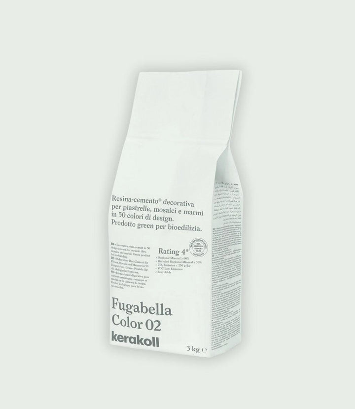 Kerakoll Fugabella Color Grout 02 Warm White 3Kg