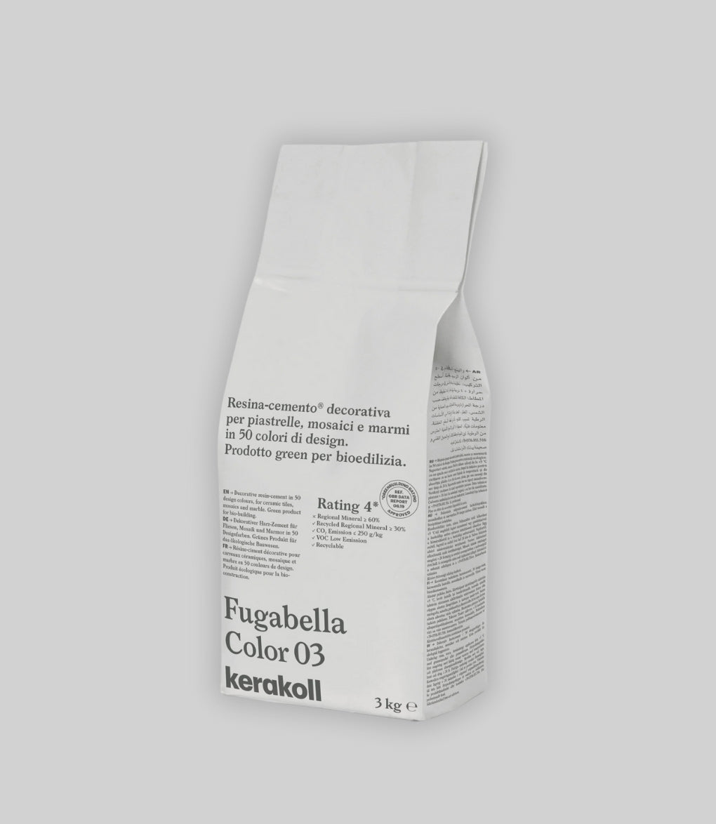 Kerakoll Fugabella Color Grout 03 Pearl 3Kg