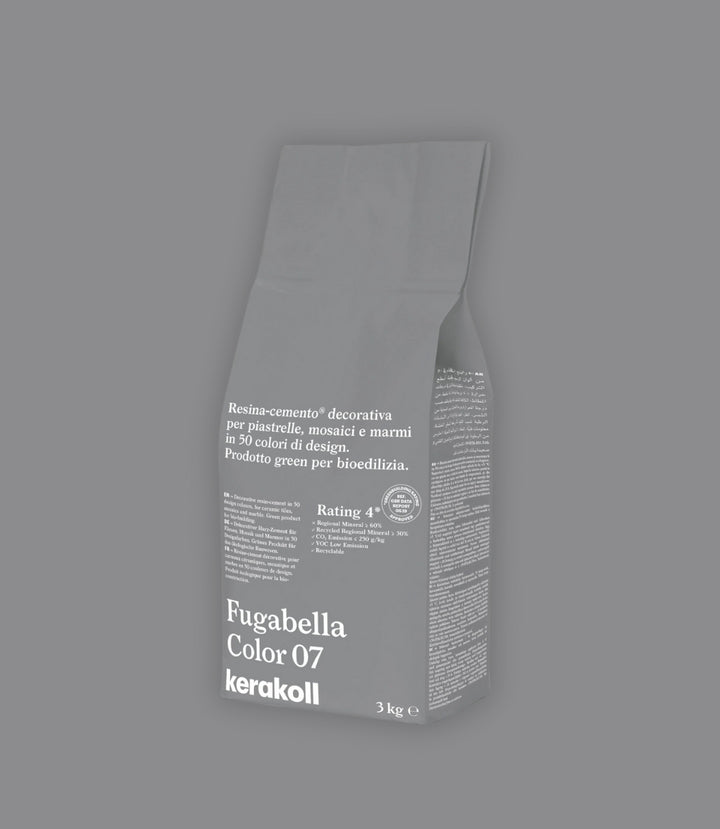 Kerakoll Fugabella Color Grout 07 Grey 3Kg