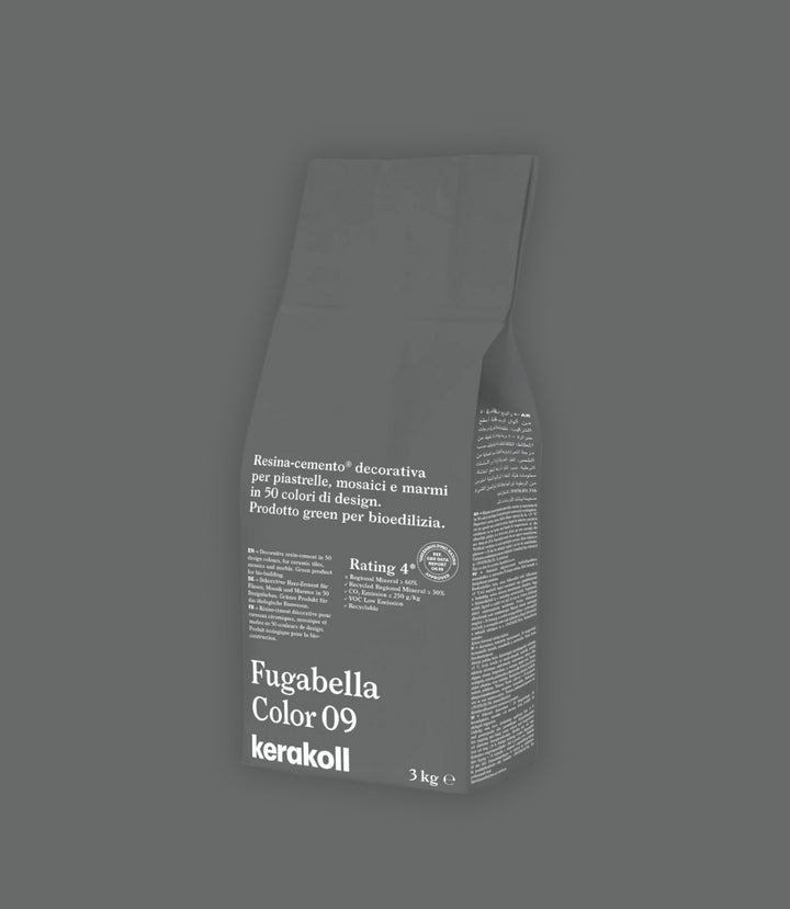 Kerakoll Fugabella Color Grout 09 Mid Grey 3Kg