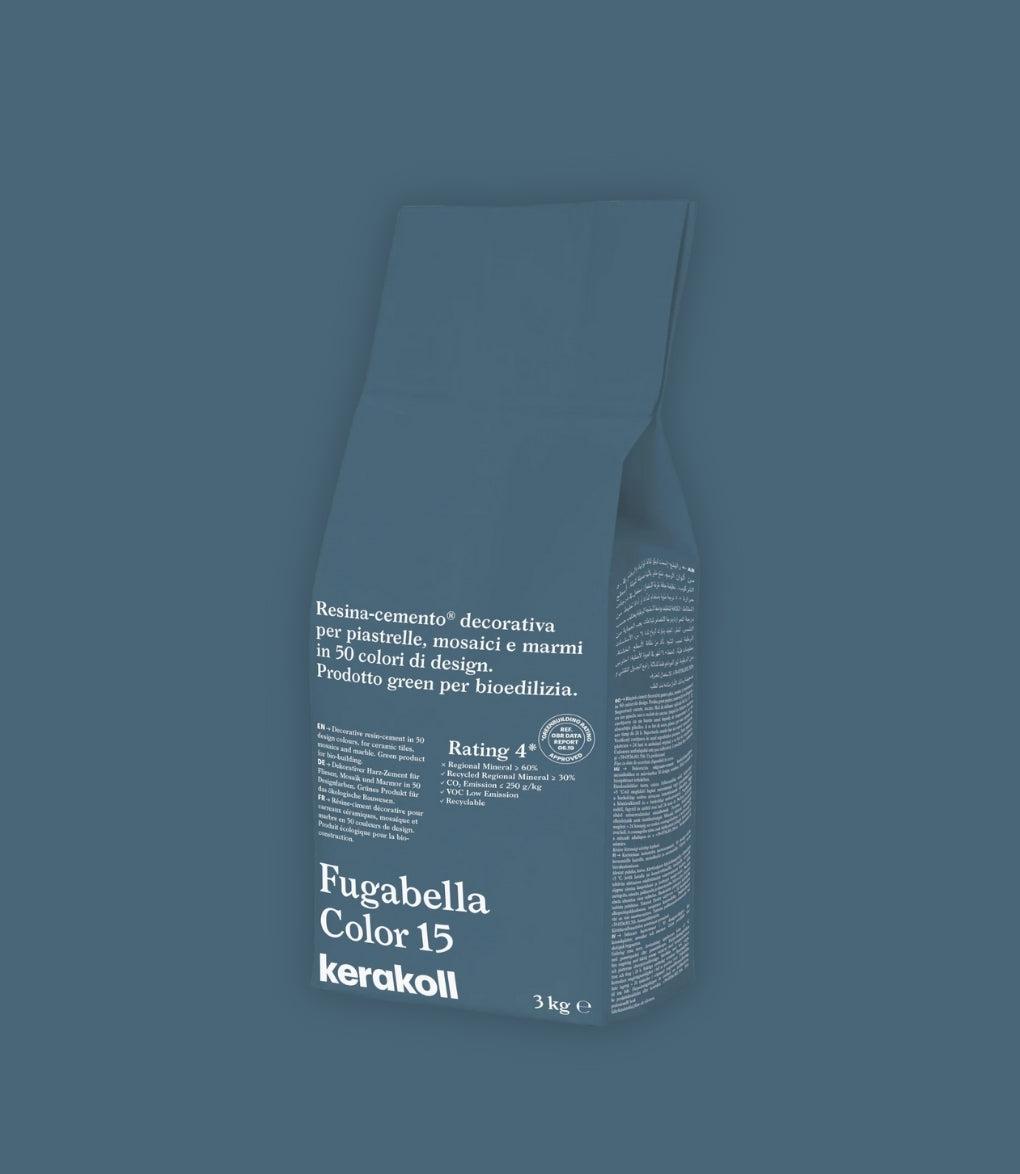 Kerakoll Fugabella Color Grout 15 Stockholm Blue 3Kg