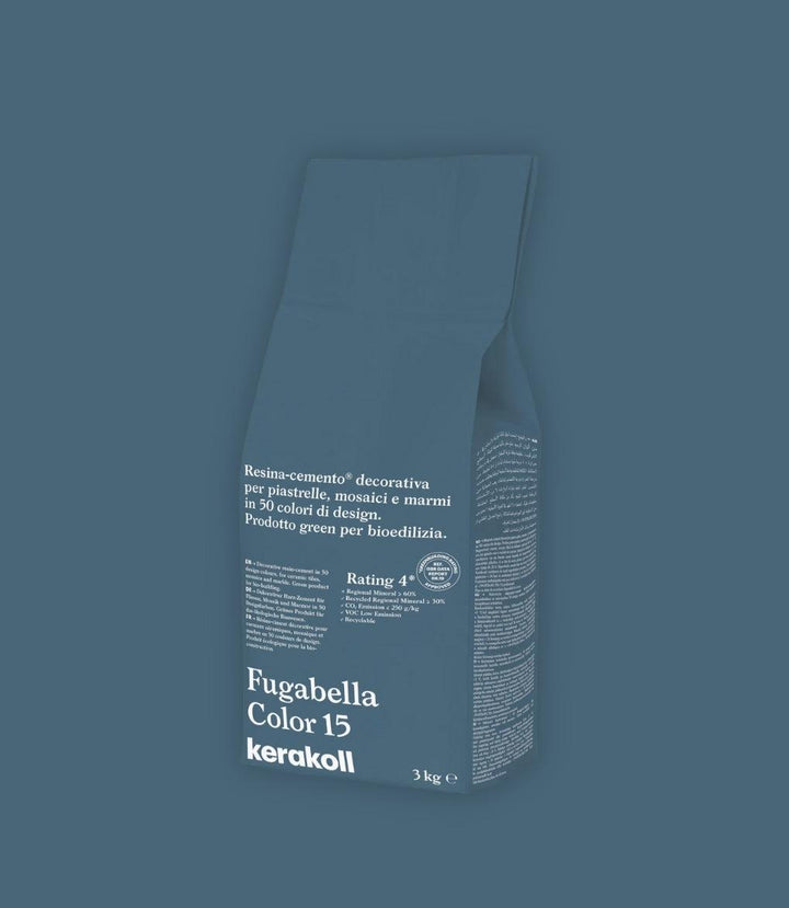 Kerakoll Fugabella Color Grout 15 Stockholm Blue 3Kg