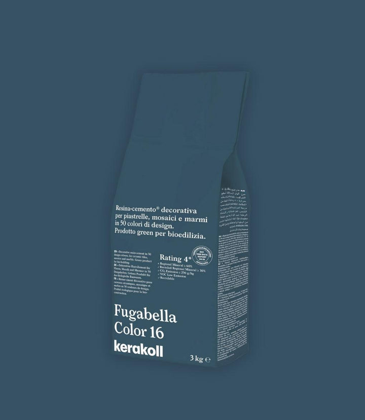 Kerakoll Fugabella Color Grout 16 Velvet Blue 3Kg