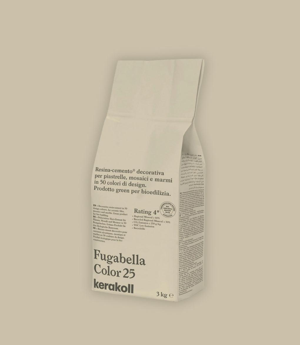 Kerakoll Fugabella Color Grout 25 Bath Stone 3Kg