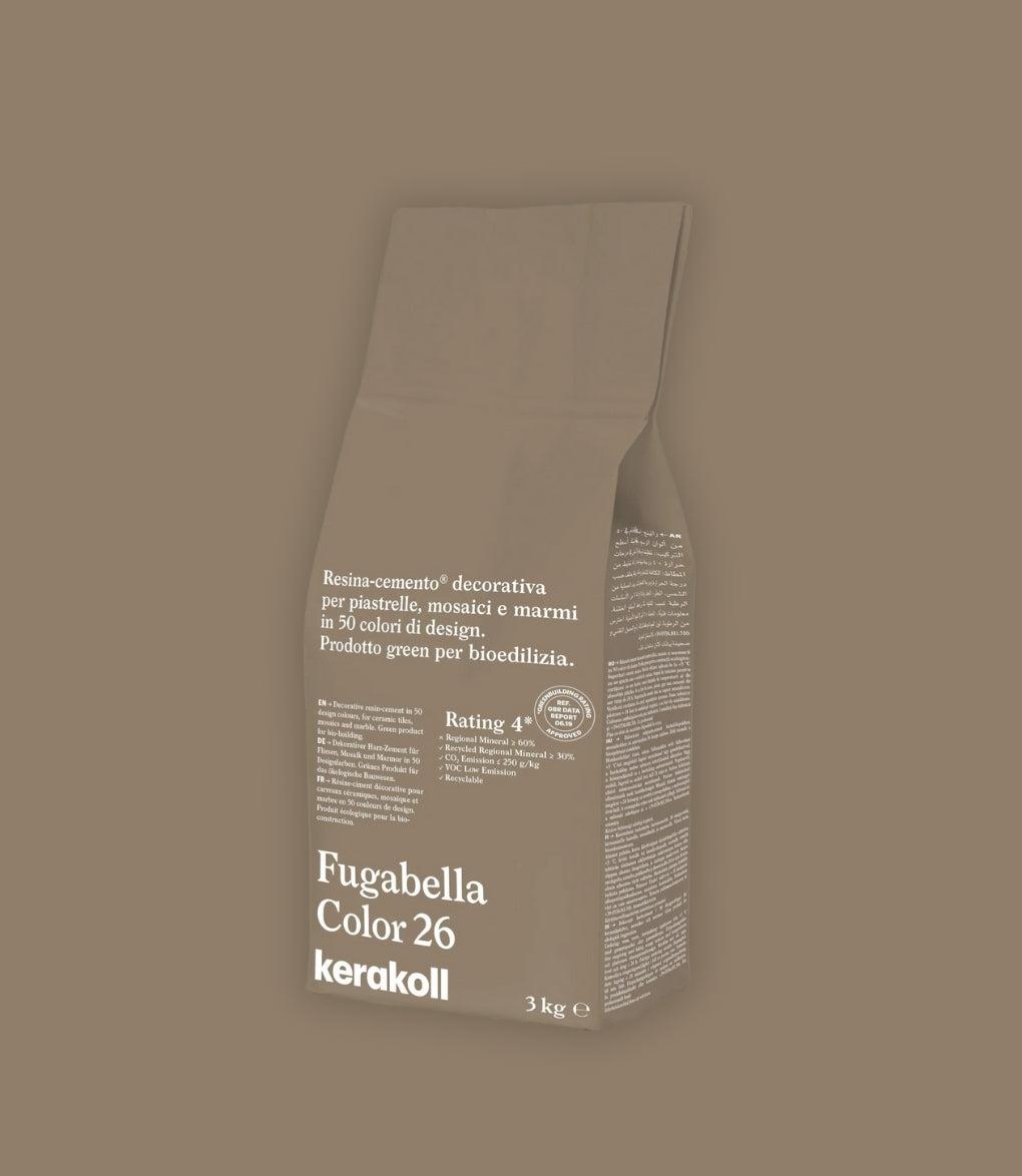 Kerakoll Fugabella Color Grout 26 Harbour Grey 3Kg