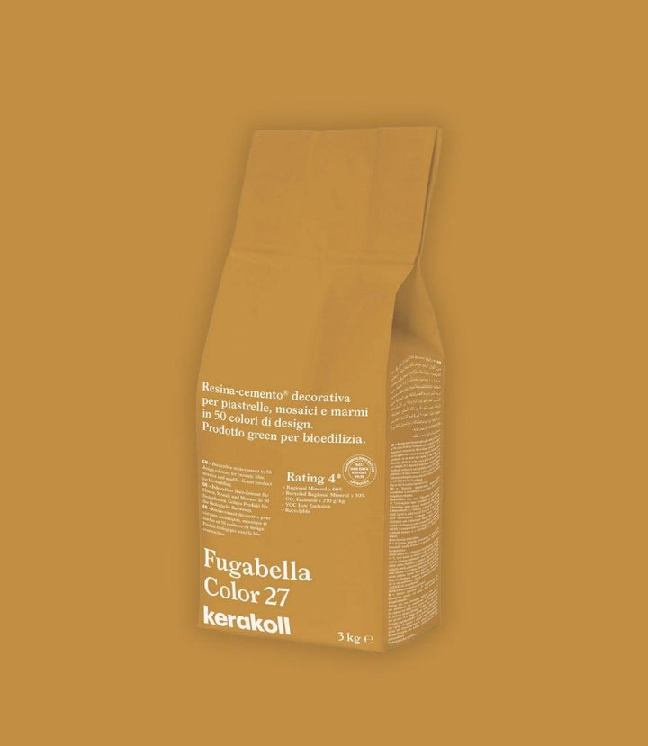 Kerakoll Fugabella Color Grout 27 Mustard 3Kg