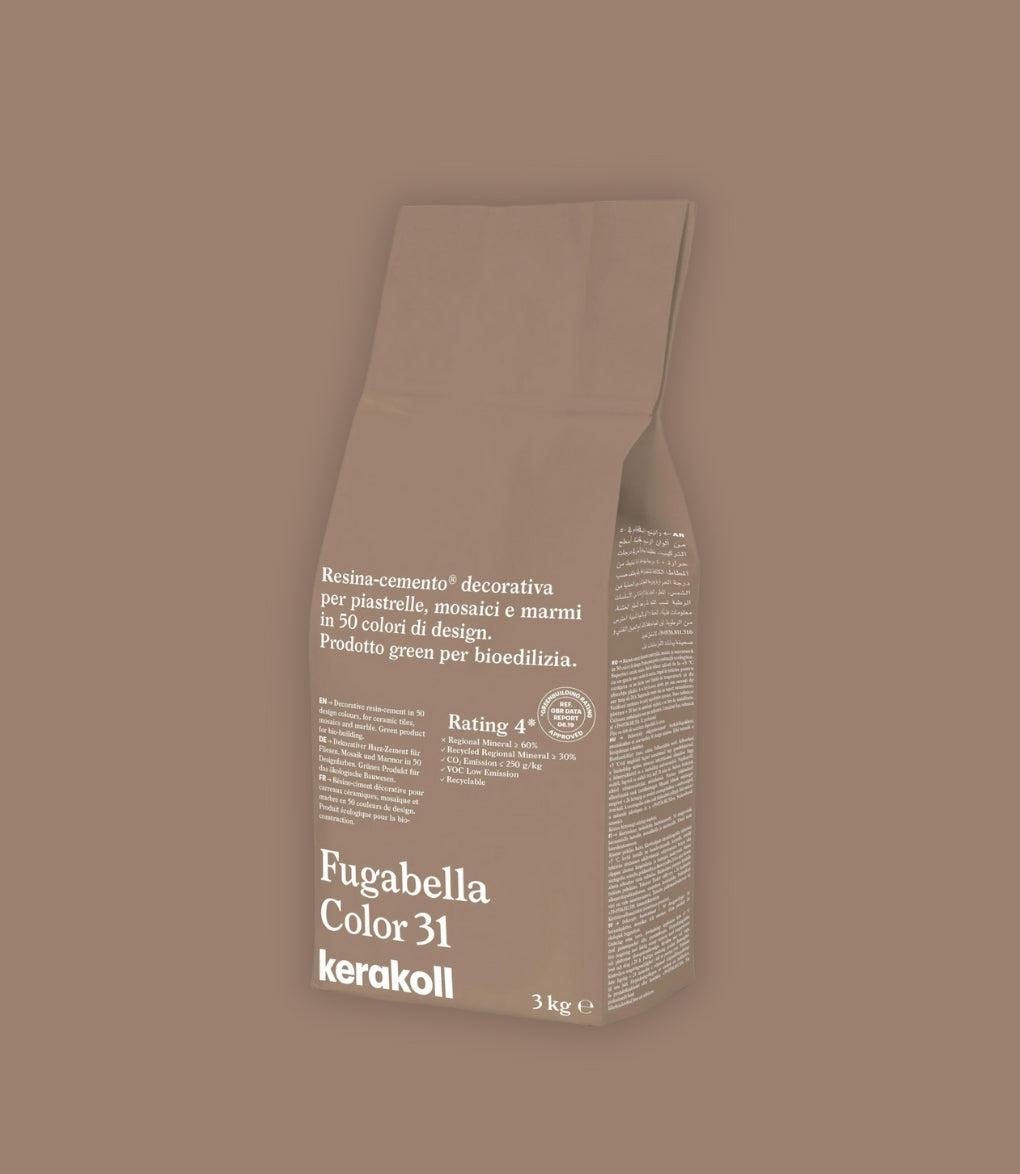 Kerakoll Fugabella Color Grout 31 Pale Umber 3Kg