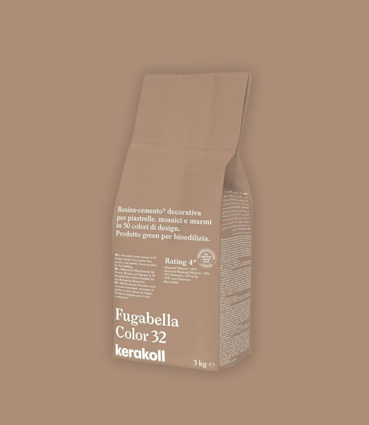 Kerakoll Fugabella Color Grout 32 Peach Beige 3Kg