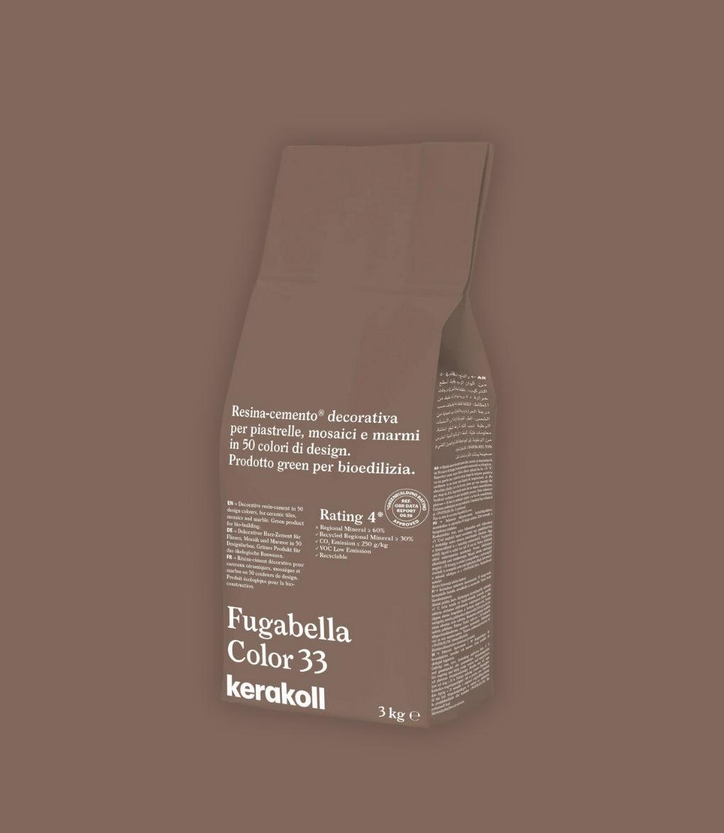 Kerakoll Fugabella Color Grout 33 Hot Chocolate 3Kg