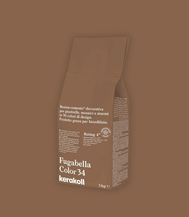 Kerakoll Fugabella Color Grout 34 Clay 3Kg