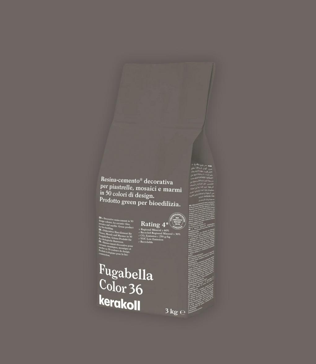 Kerakoll Fugabella Color Grout 36 Warm Silver 3Kg