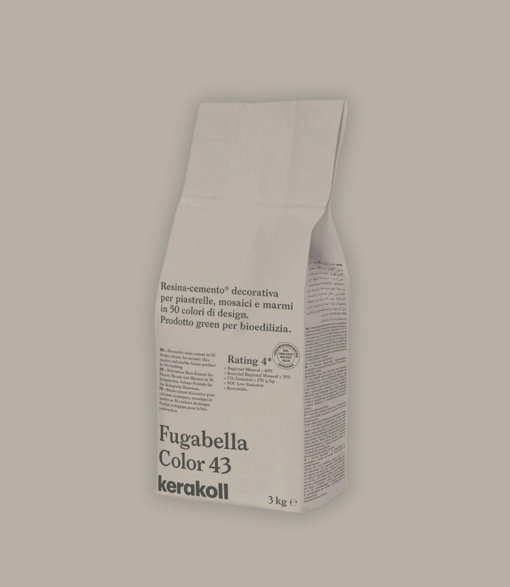 Kerakoll Fugabella Color Grout 43 Sand Stone Beige 3Kg