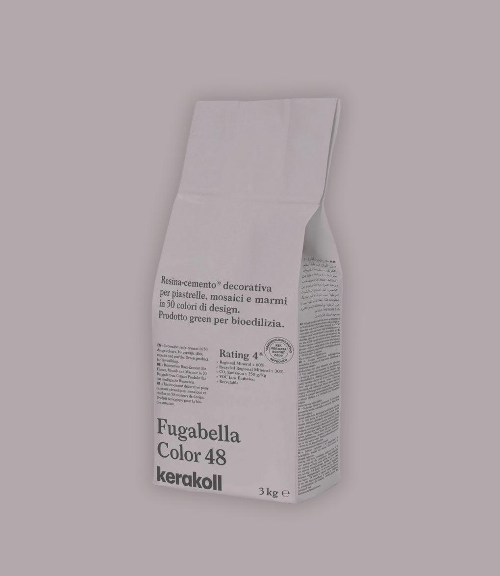 Kerakoll Fugabella Color Grout 48 Lilac Shadow 3Kg