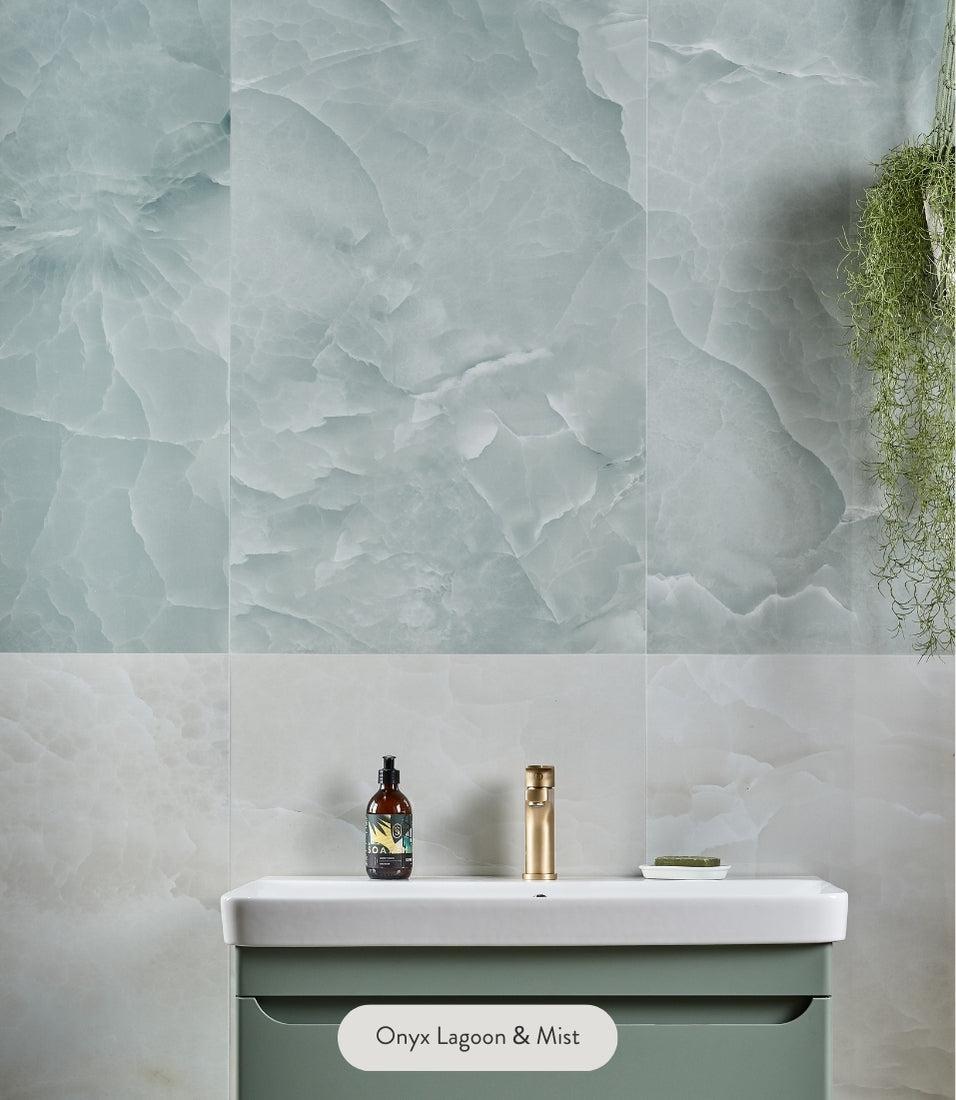 Curated Onyx Lagoon 60cm x 120cm