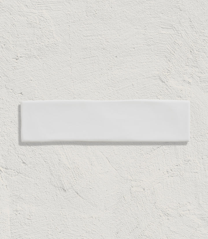 Curated Pastel Matt White 7.5cm x 30cm